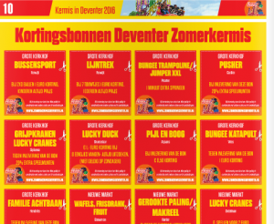 zomerkermis deventer kortingsbonnen